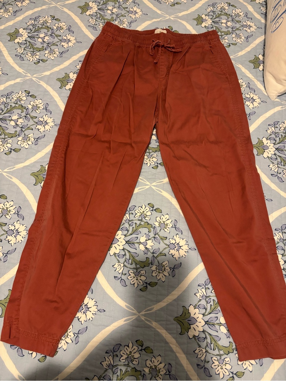 Lou & Grey Women’s Joggers in Rust Brown